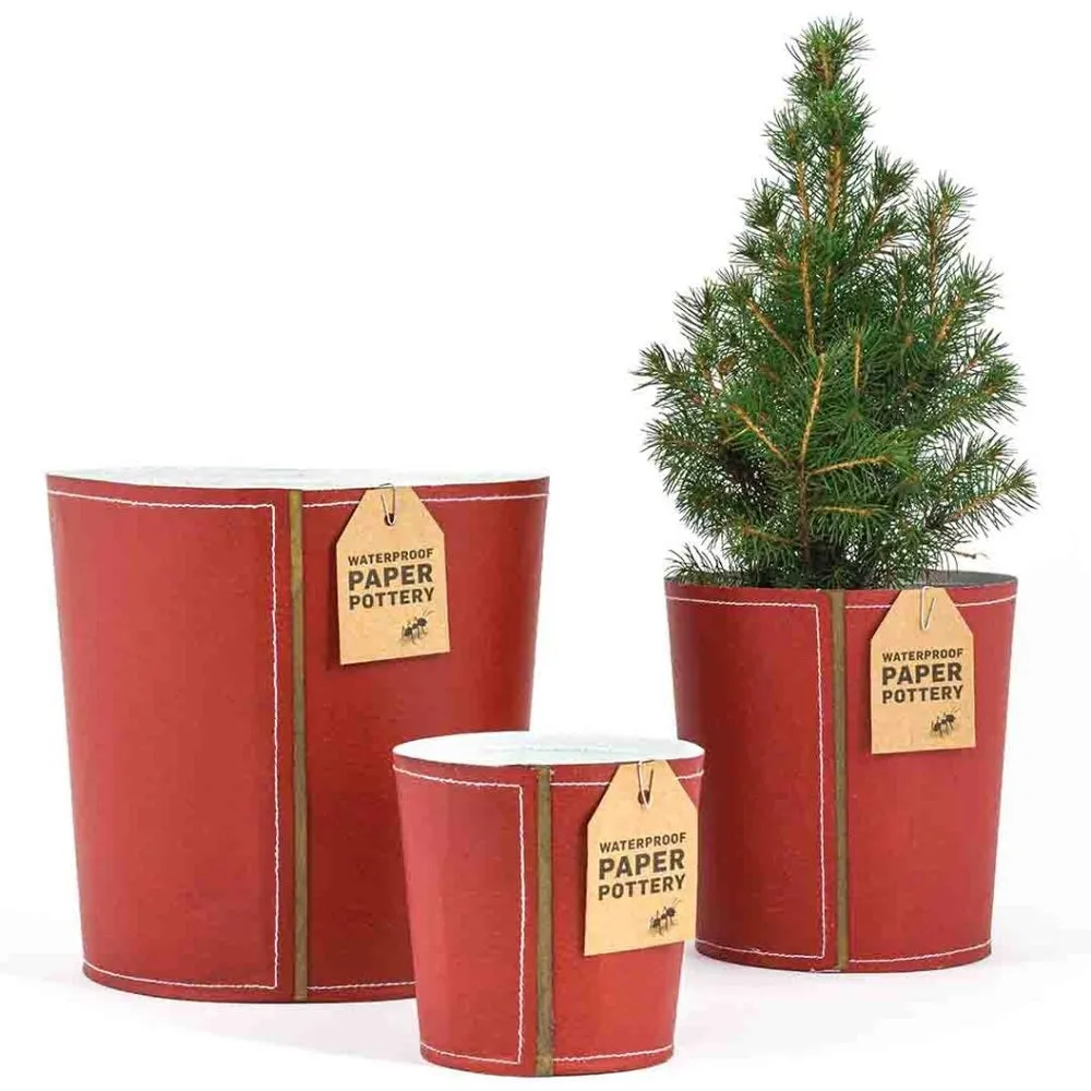 Eco Max Paper Pottery Flexi Plant Pots - Large Size