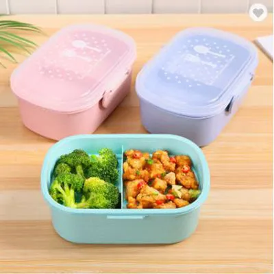 Eco Wheat Straw Food Container with Compartment