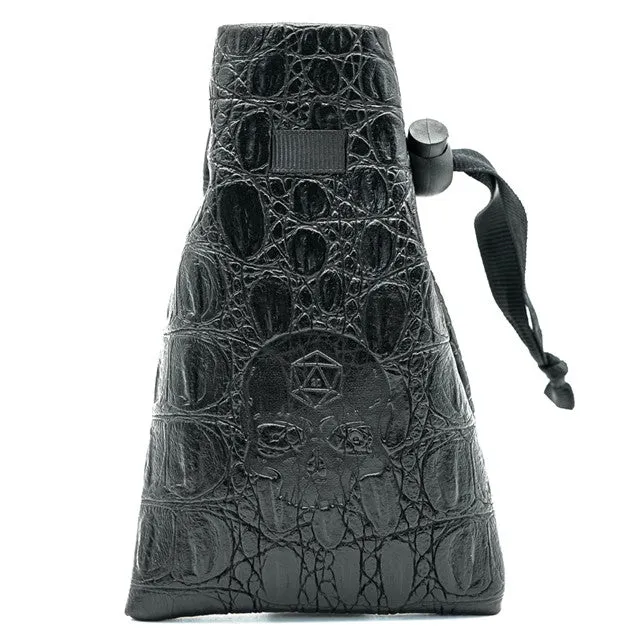 Embossed Skull- Dice Bag ( lUDIXI PU Leather)