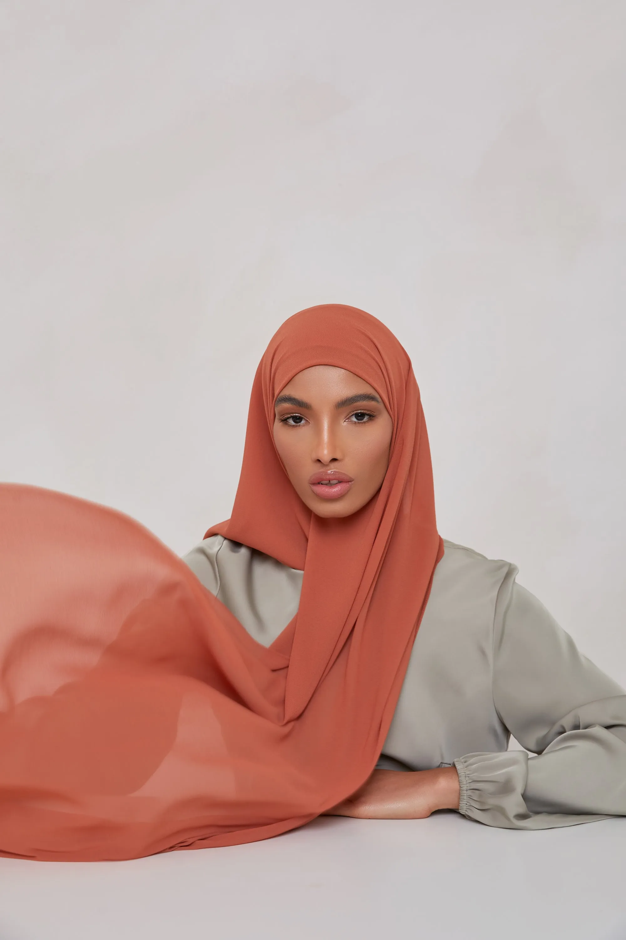 Essential Chiffon Hijab - Pumpkin Spice