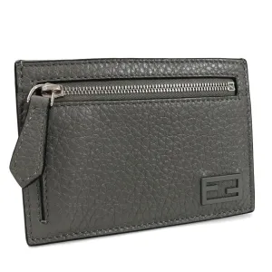 FENDI card case FF baguette coin pass 7M0310 leather men's