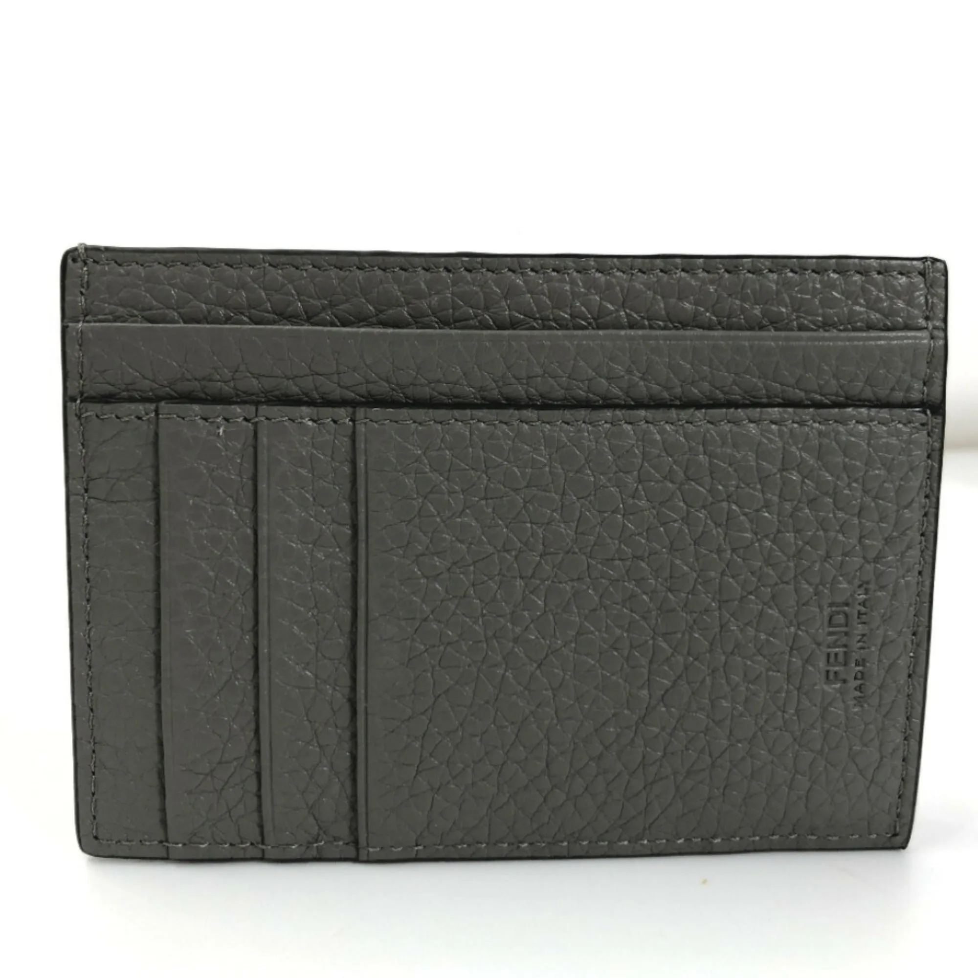 FENDI card case FF baguette coin pass 7M0310 leather men's