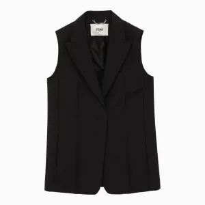 FENDI Chic Mohair and Wool Vest