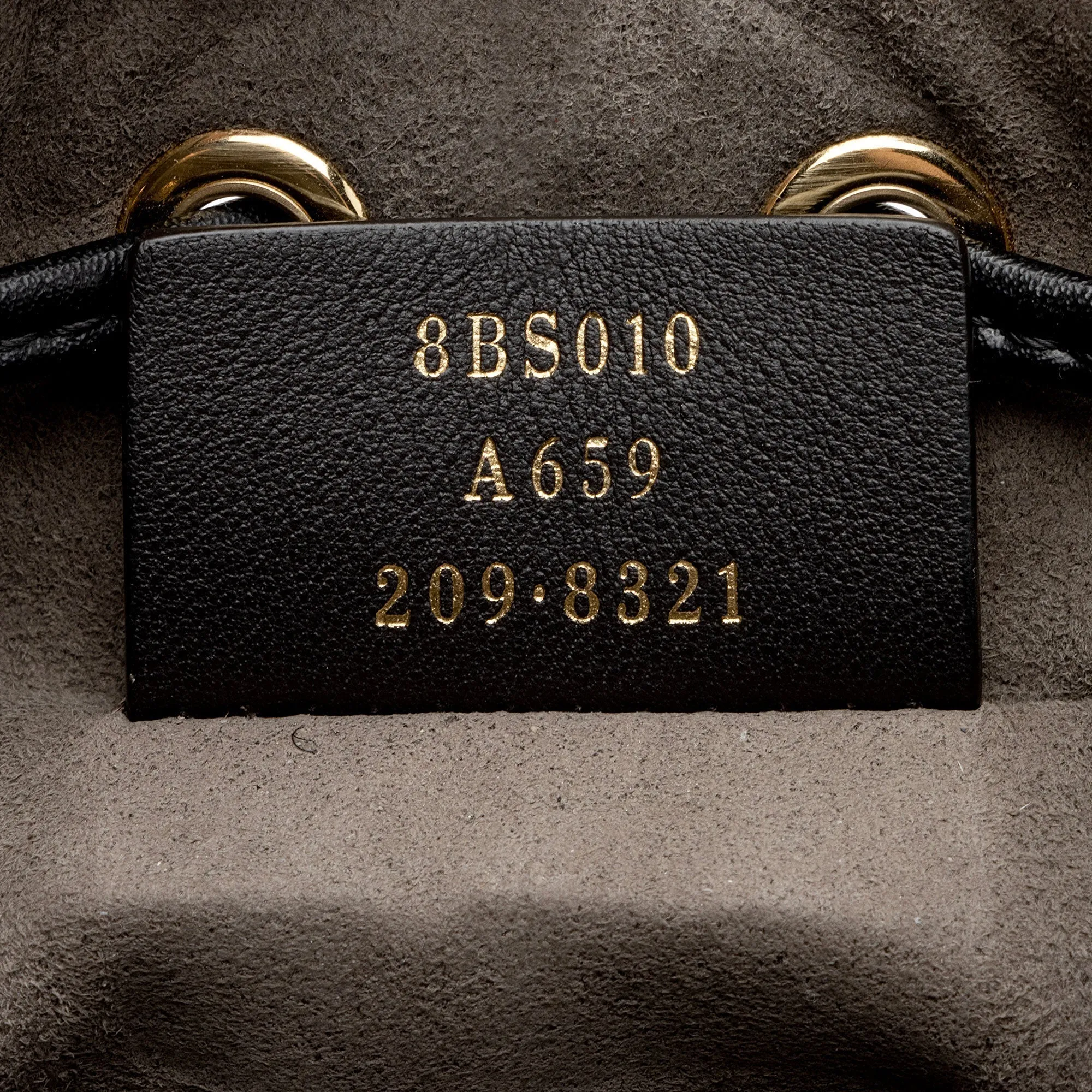 Fendi FF Embossed Calfskin Mon Tresor Mini Bucket Bag (SHF-mo1hOL)