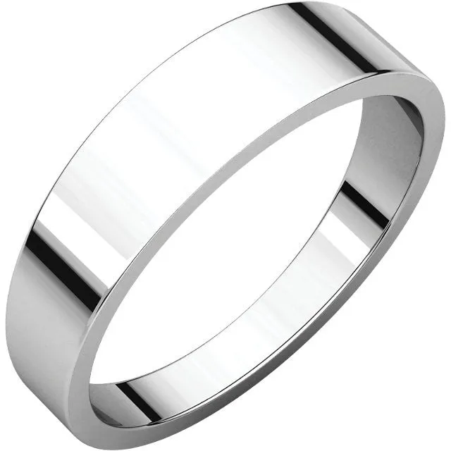 Flat Tapered Wedding Bands (FT)