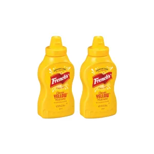 French's Classic Yellow Mustard 226g (Pack of 2) – Authentic Mustard for Every Meal