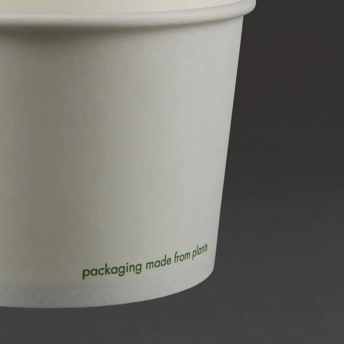 GH027 Vegware Compostable Hot Food Pots 230ml / 8oz (Pack of 1000)