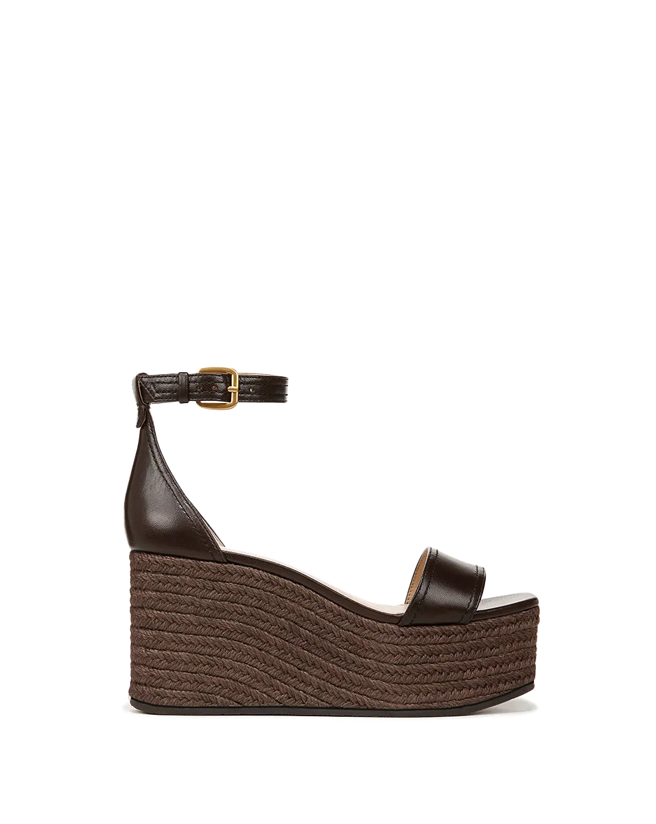 Gianna Raffia Wedge Sandal