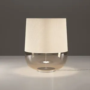 Grey Or Orange Murano Glass Table Light From De Majo