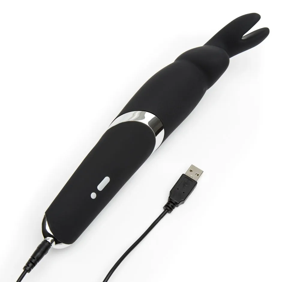 Happy Rabbit Rechargeable Wand Vibrator Black