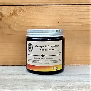 Heavenly Organics Orange & Grapefruit Facial Scrub With Kaolin