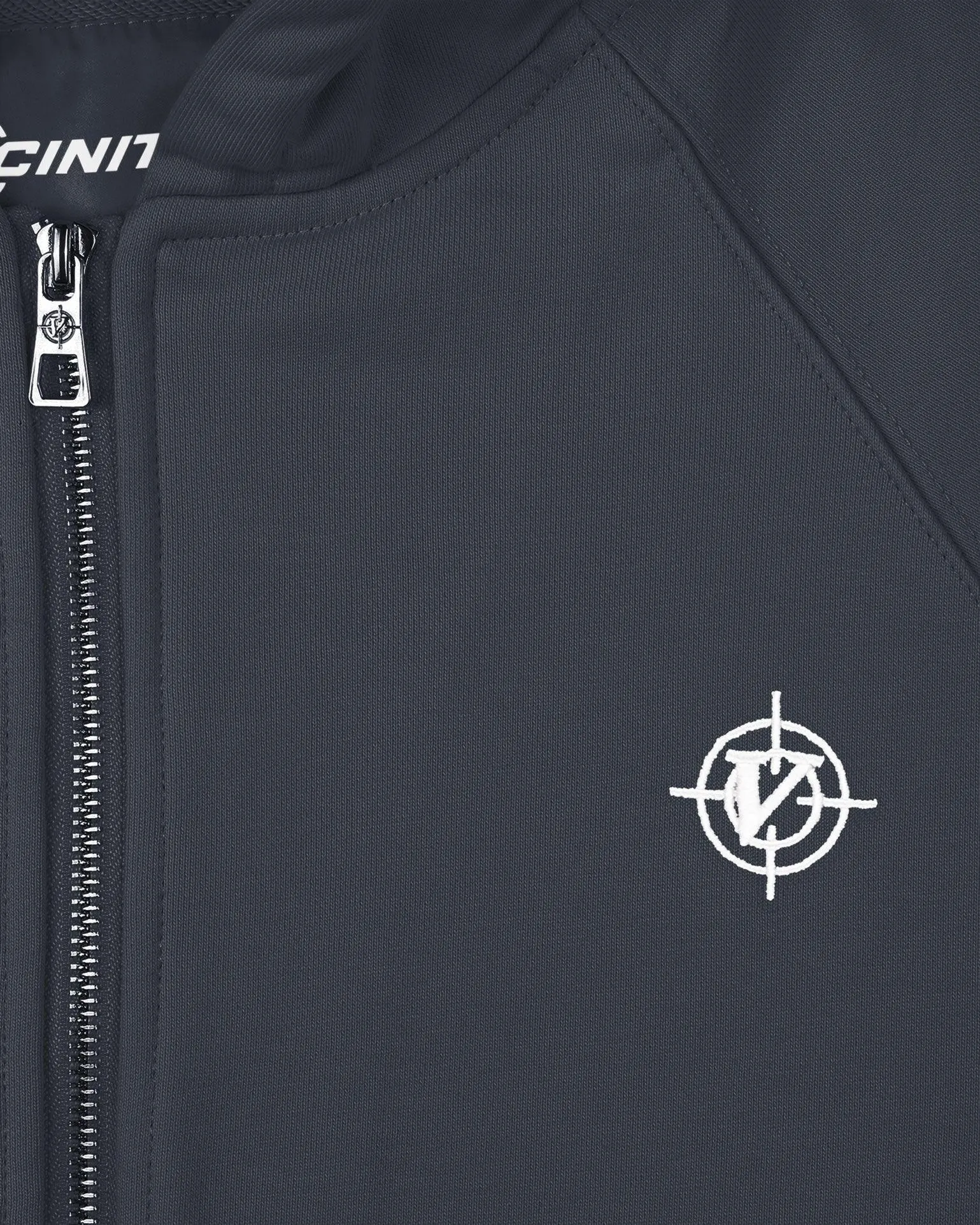 INSIDE OUT ZIP HOODIE NAVY