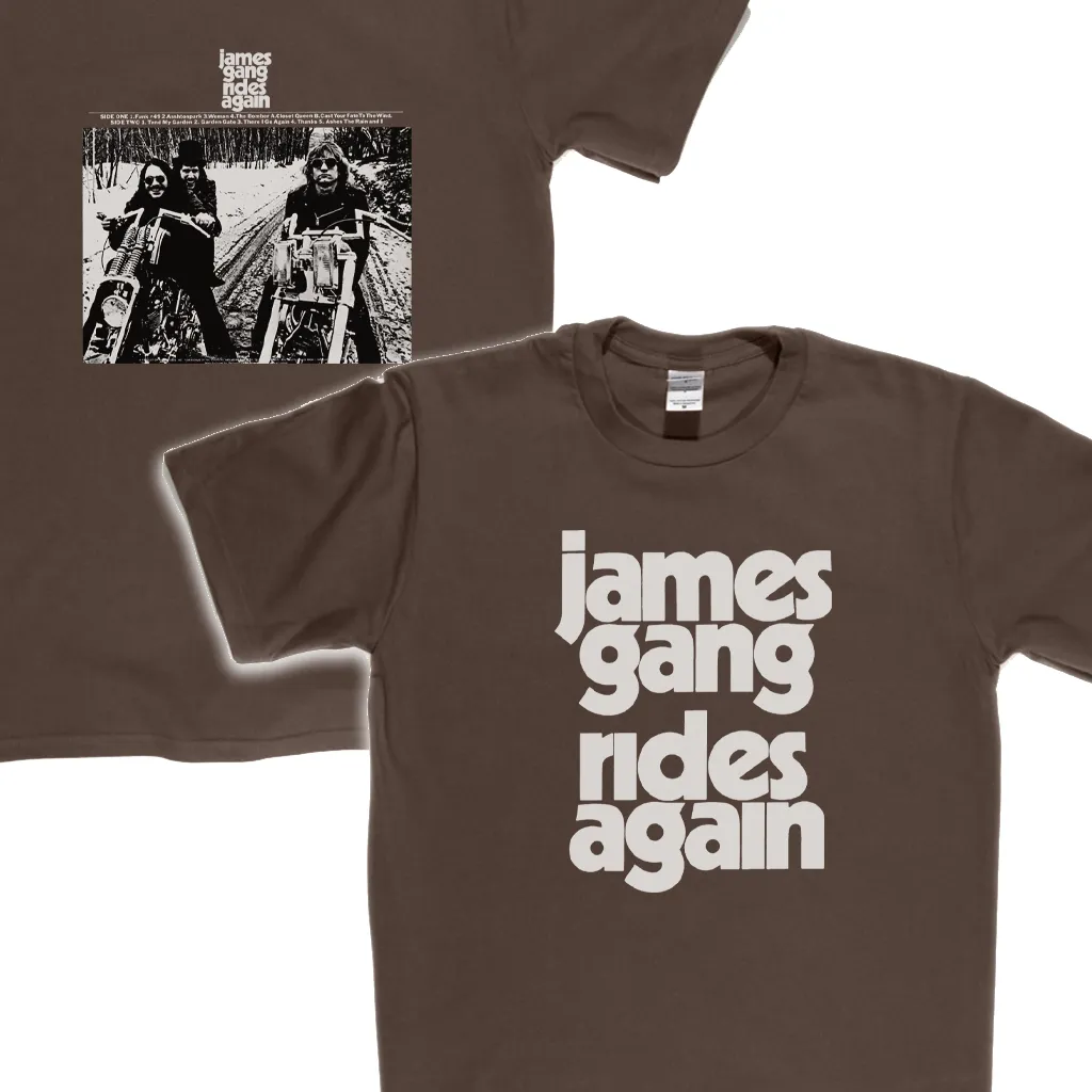 James Gang Rides Again Front And Back T-Shirt