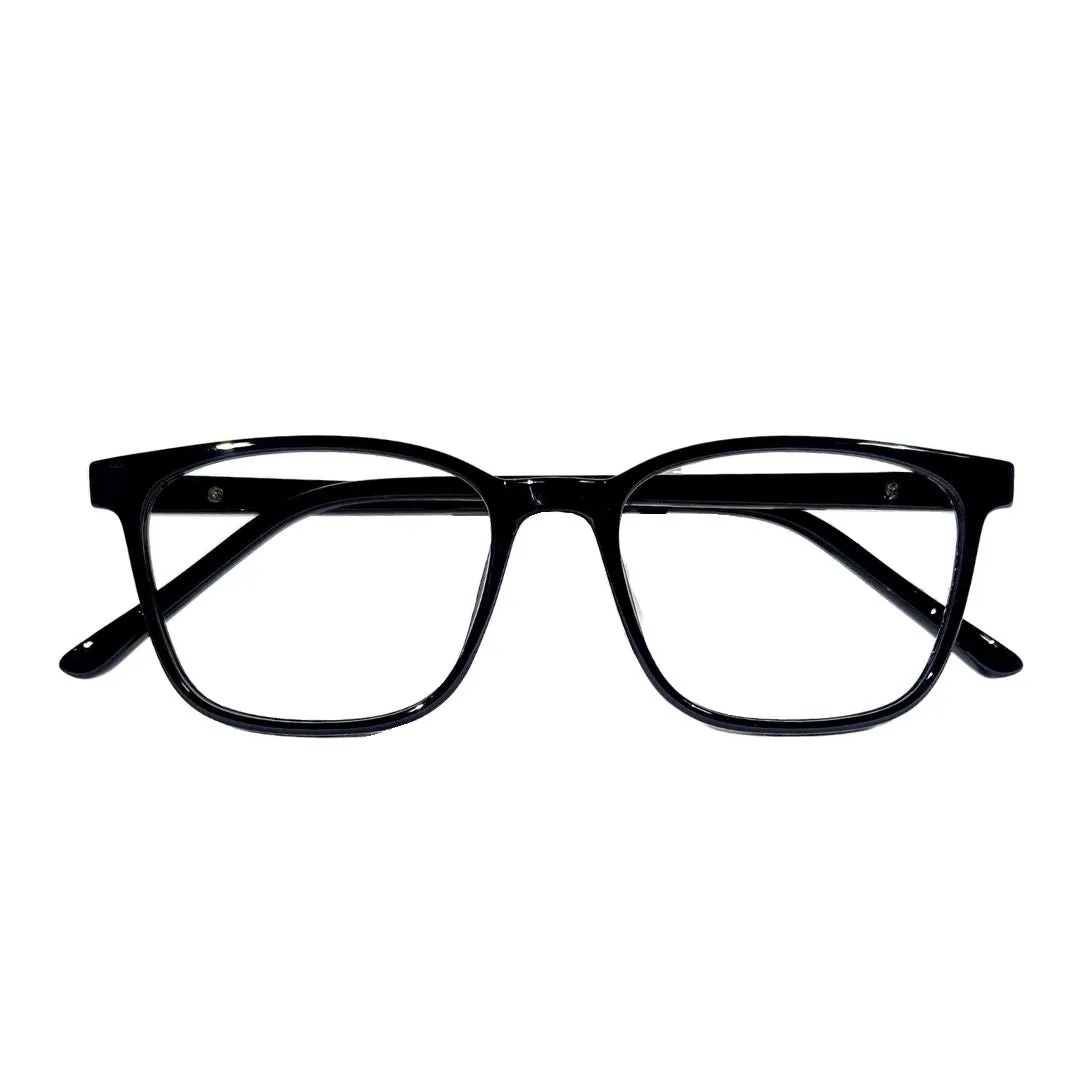 Jubleelens Stunning Square Black Frame For Unisex- U-6906