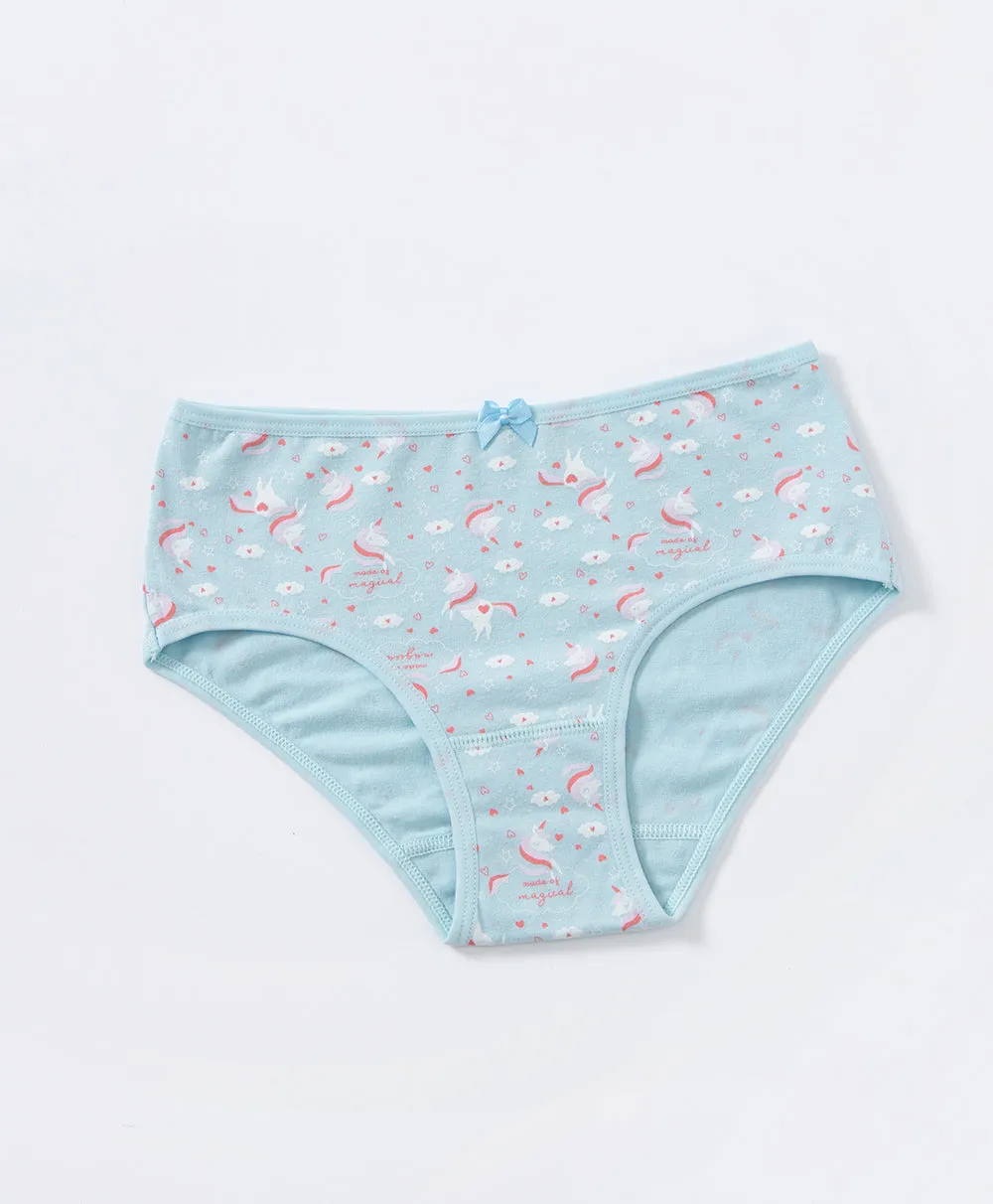 Junior Cloud and Unicorn Mini 3-pack Panties