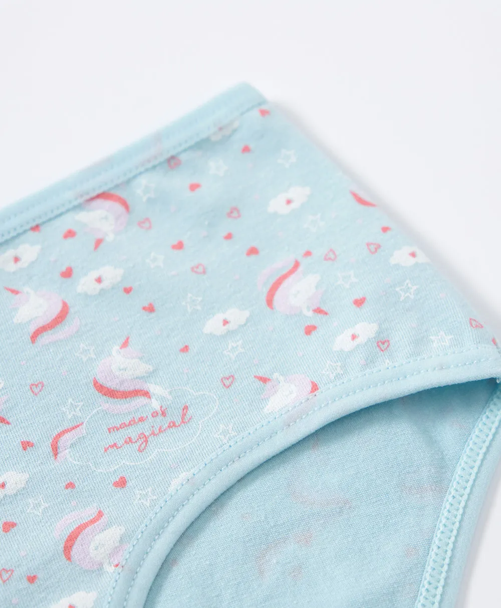 Junior Cloud and Unicorn Mini 3-pack Panties