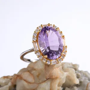 Ladies Natural Amethyst Ring!STUNNING!!!