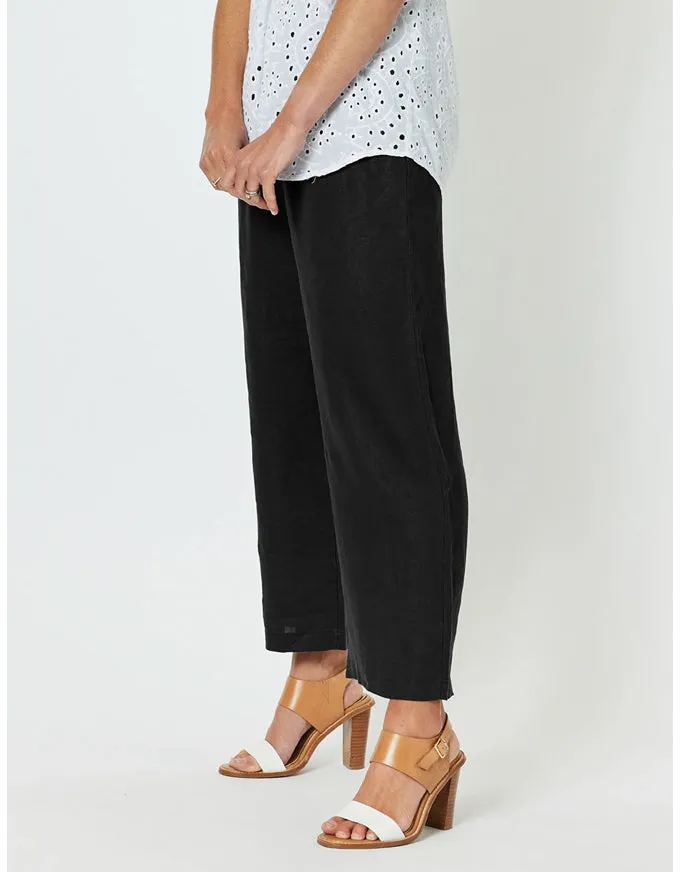 Lara Wide Leg Pant Black