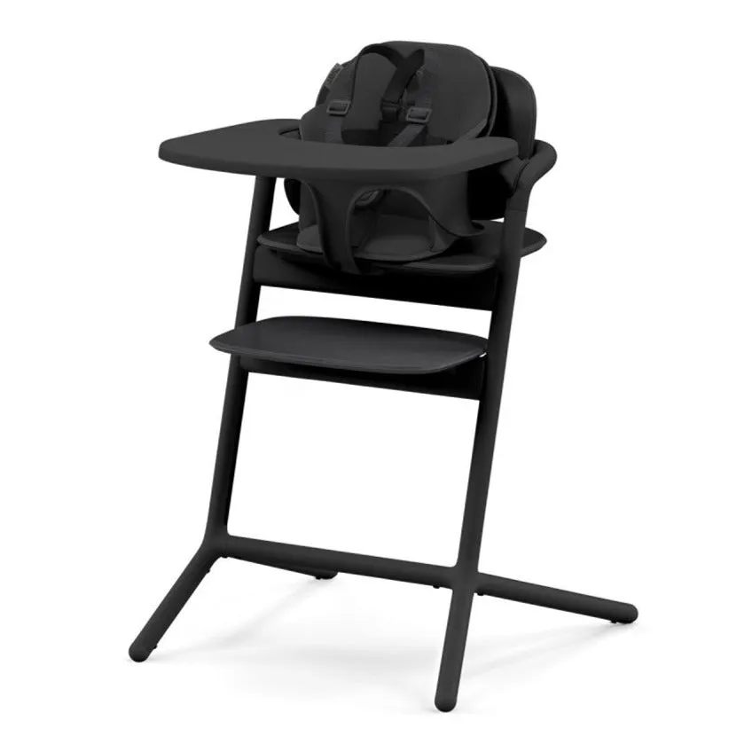 Lemo 4-in-1 High Chair - Stunning Black