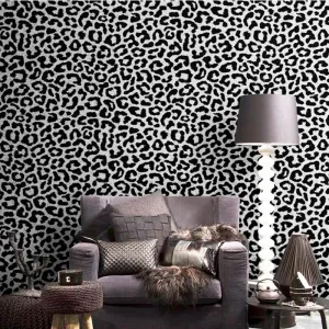 Leopard Wallpaper Fashion Modern Luxury Wallcovering (5.3 ㎡)