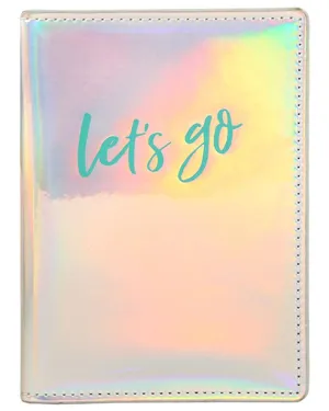 Let's Go Iridescent Passport Cover