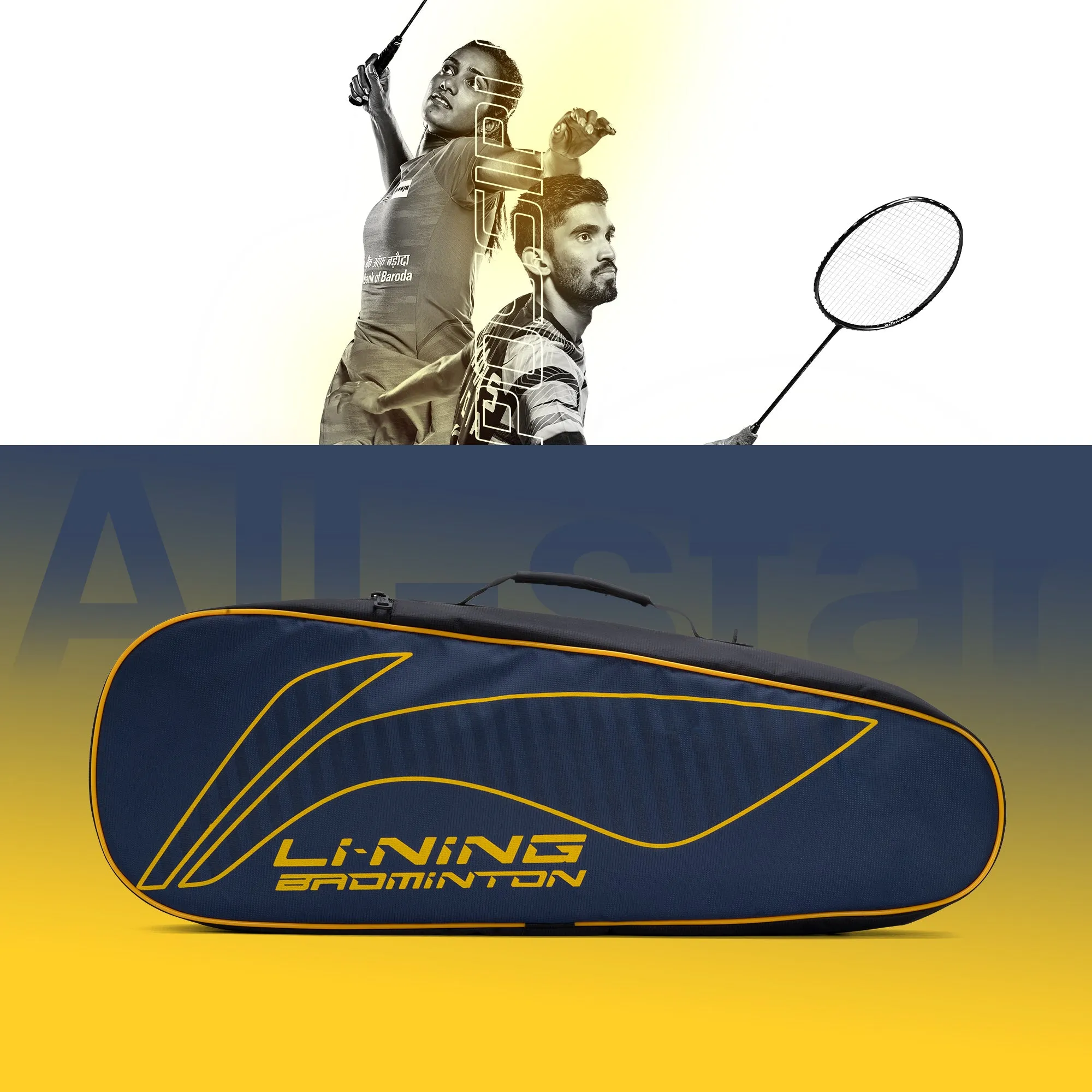 Li-Ning All Star Badminton Kit Bag Kit Bag (Navy) (Size - Standard/50 L)