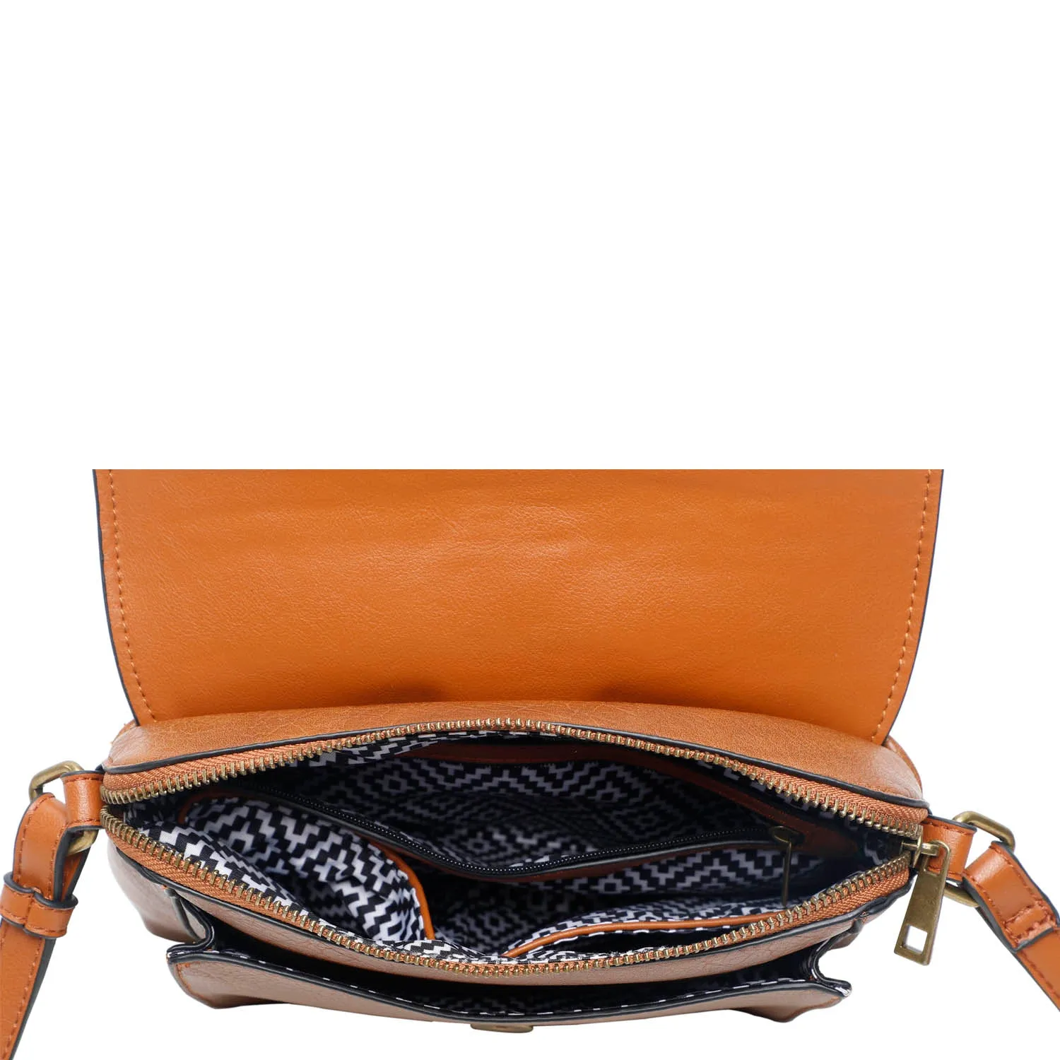 Lilly Crossbody - Brown