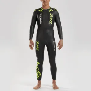 Men's Kona 1.0 Wetsuit - Yellow/Silver