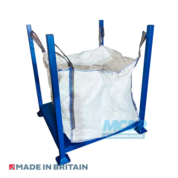 Metal Bulk/Tonne Bulk Bag Holder Frame with Solid Base