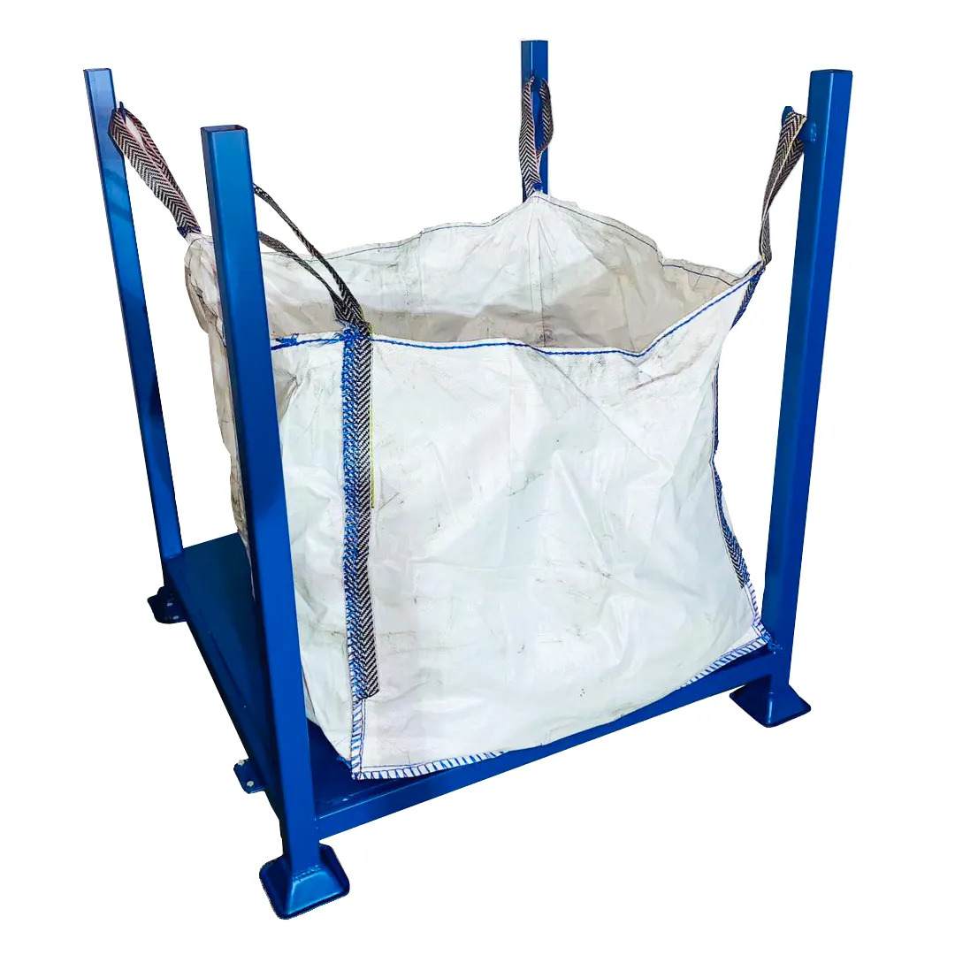 Metal Bulk/Tonne Bulk Bag Holder Frame with Solid Base