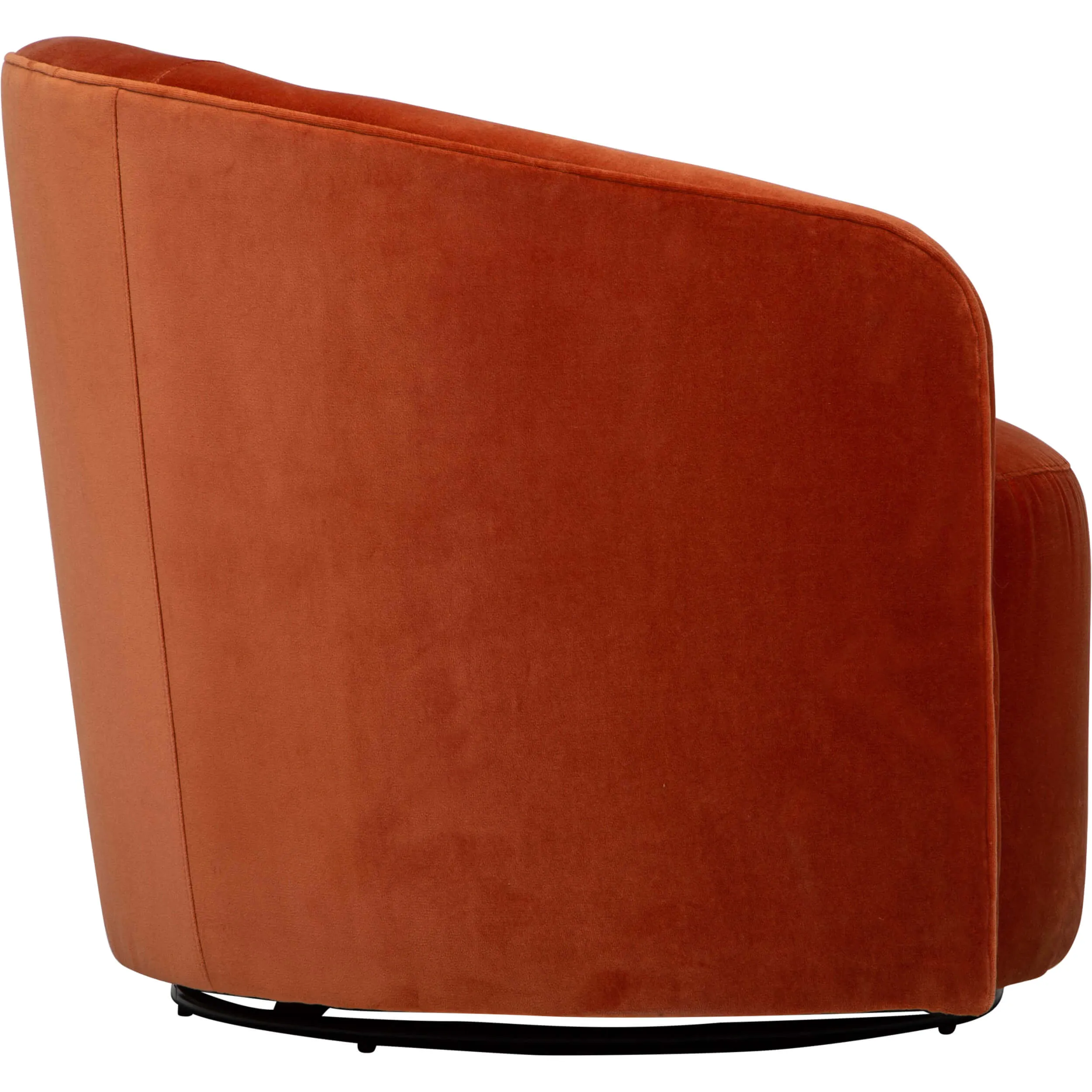 Mika Swivel Chair, Vance Pumpkin