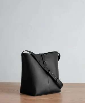 Mini Leather Bucket Bag