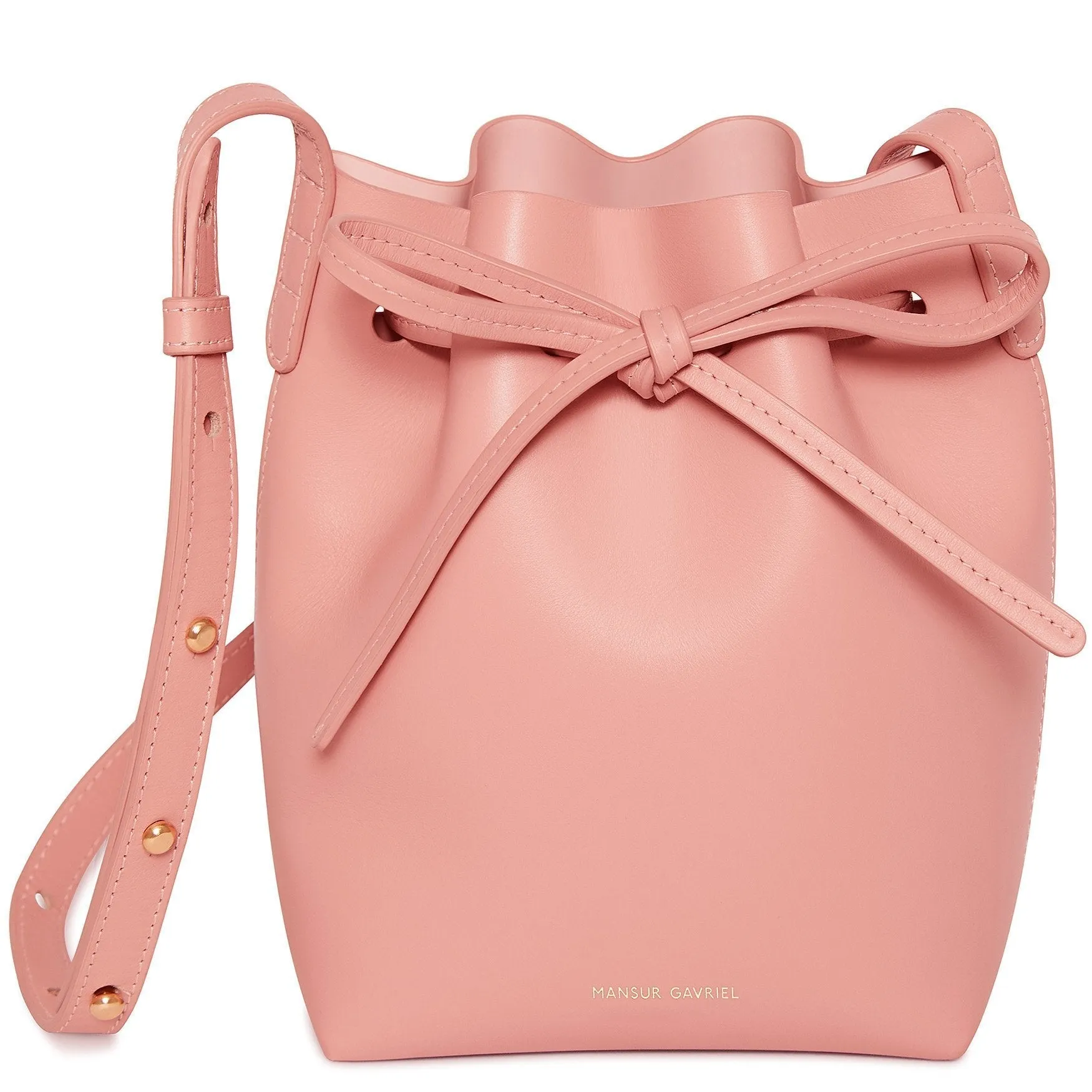 Mini Mini Bucket Bag - Coral