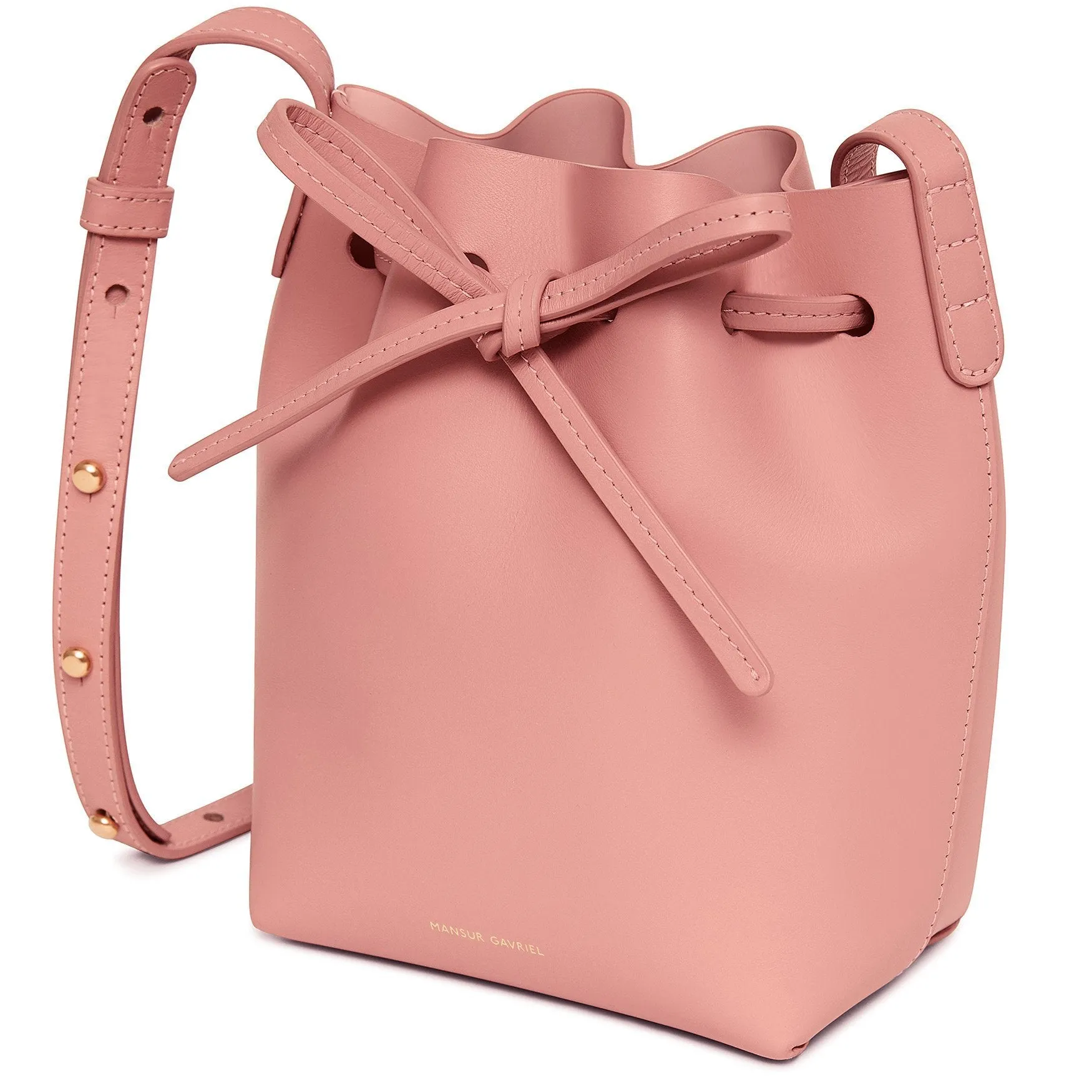 Mini Mini Bucket Bag - Coral