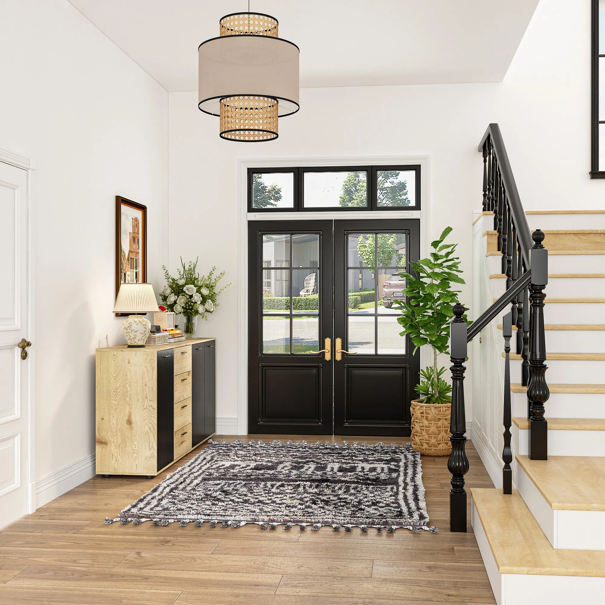 Modern Brown Sideboard