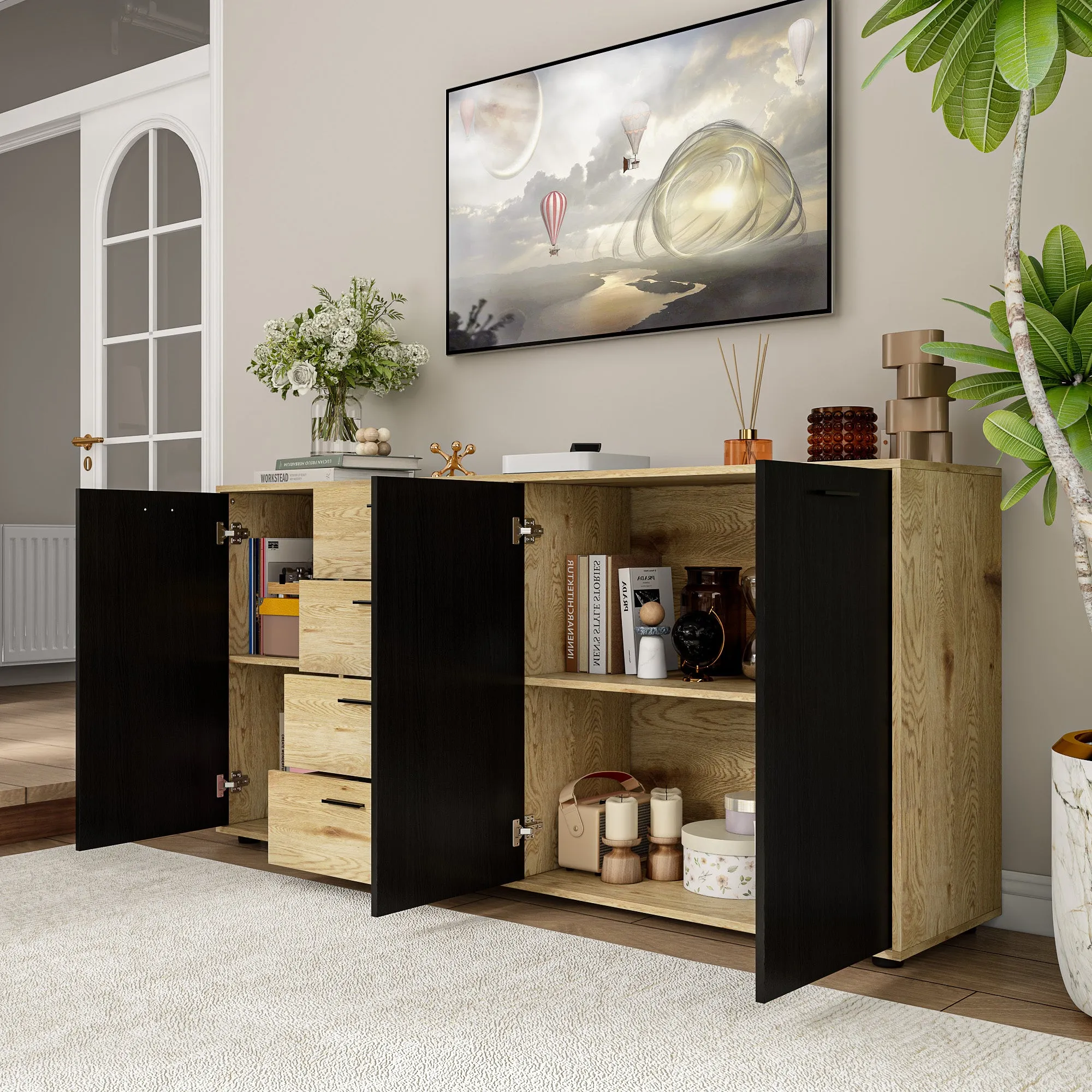 Modern Brown Sideboard