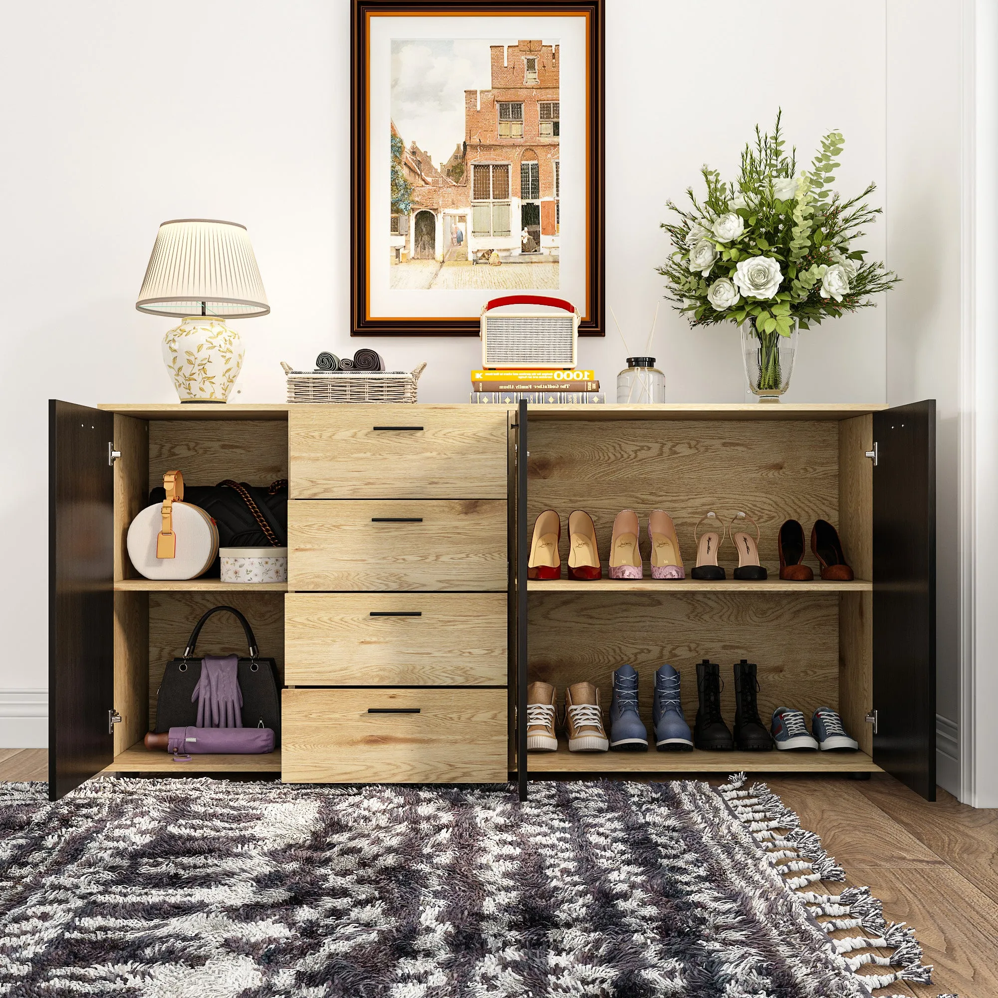 Modern Brown Sideboard