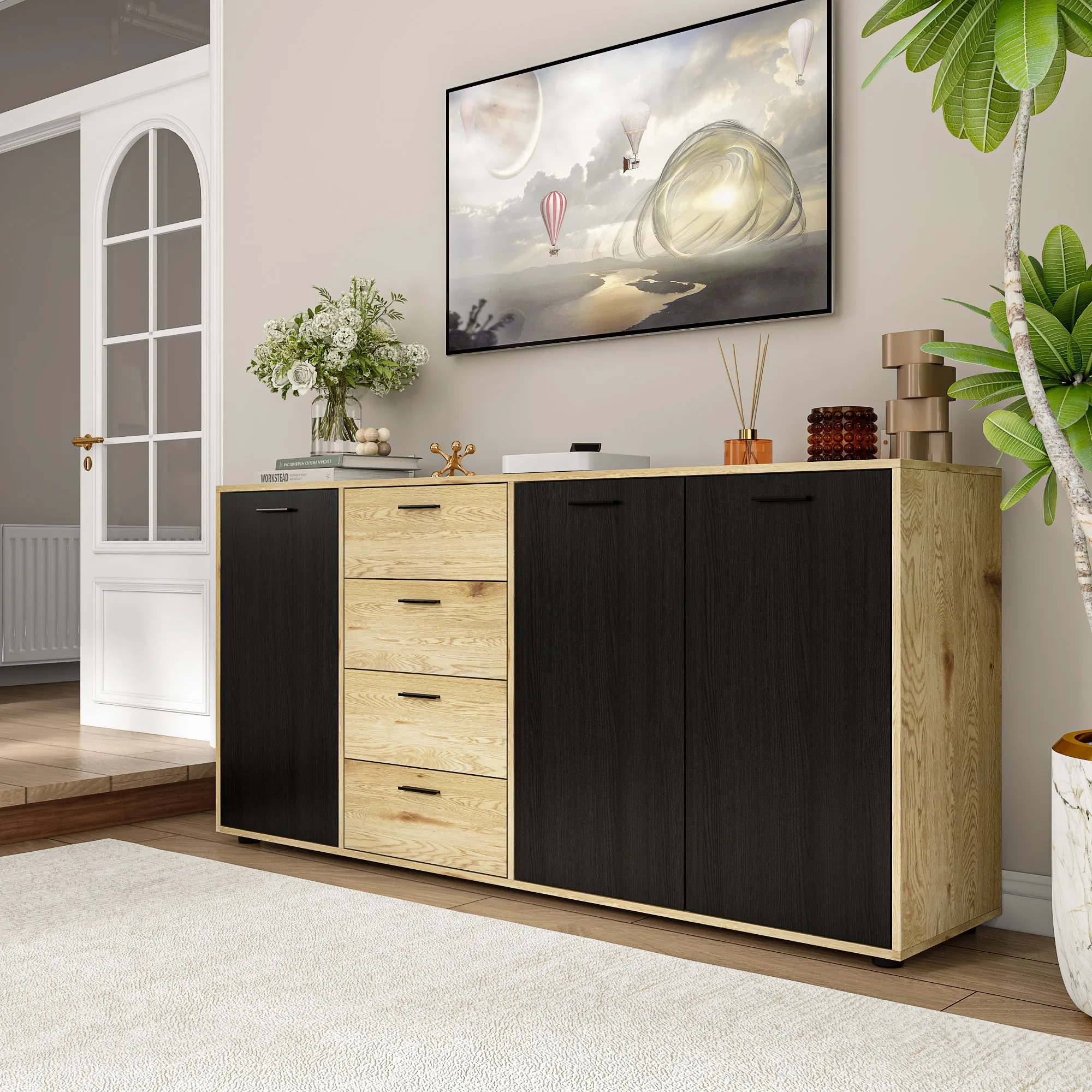 Modern Brown Sideboard