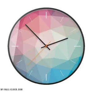 Modern Clock Warm Gradation