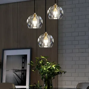 Modern Led Crystal Pendant Lamp Luxurious Hanging Light