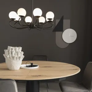 Modern Metal Adjustable 8 Arm Chandelier