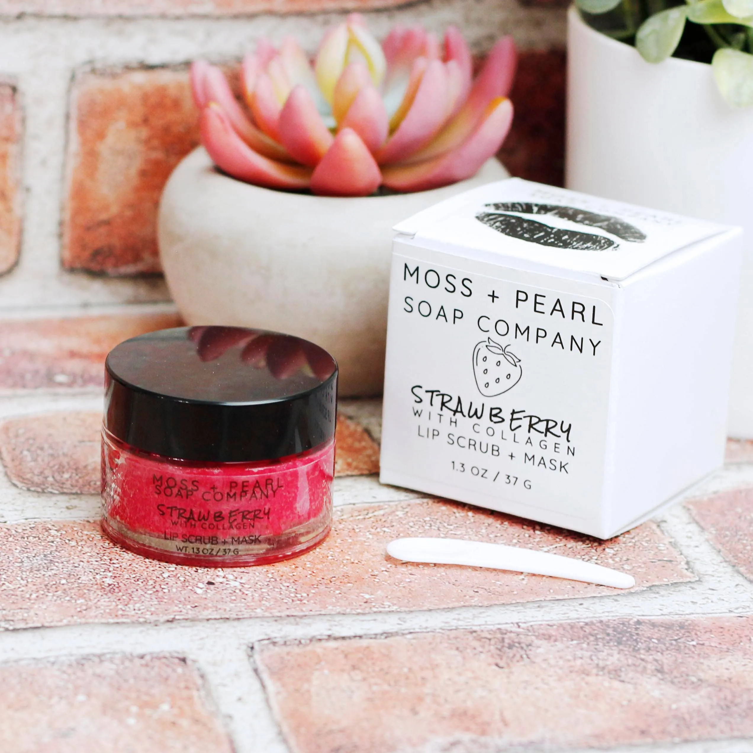 Moss   Pearl Soap Company- Exfoliating & Nourishing Lip Scrub