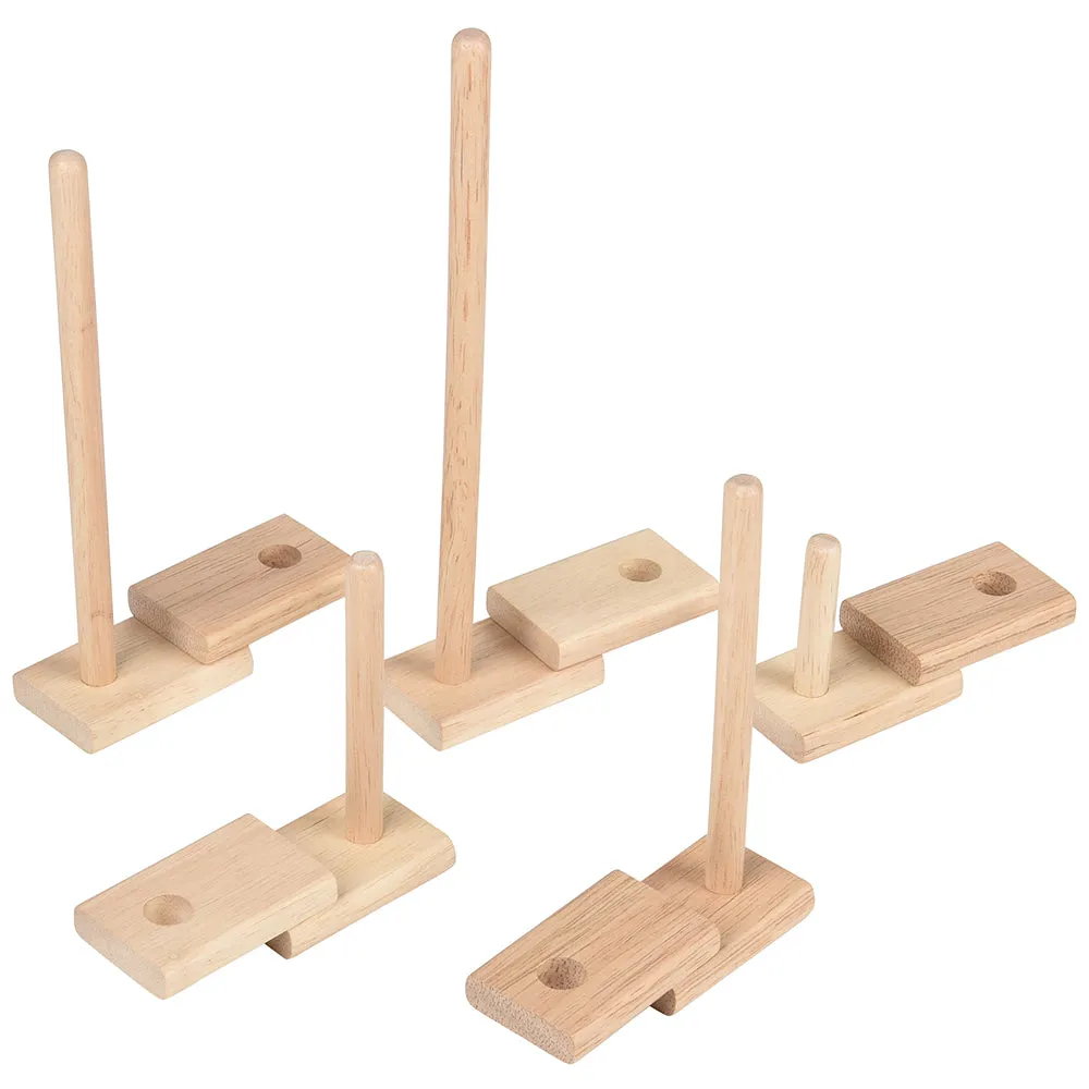 Natural Geo Stacker | 20-Piece Wooden Eco-Friendly Set