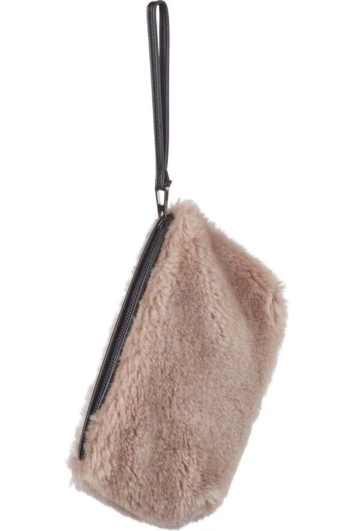 Natures Collection Nelly Bag Lamb NCF16525 | Stucco Beige