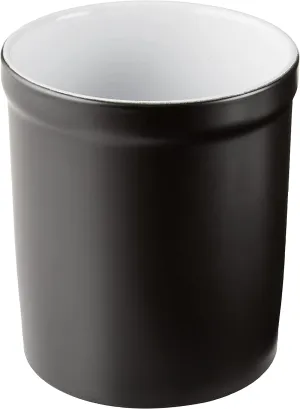 Oggi - Ceramic Utensil Holder, Black