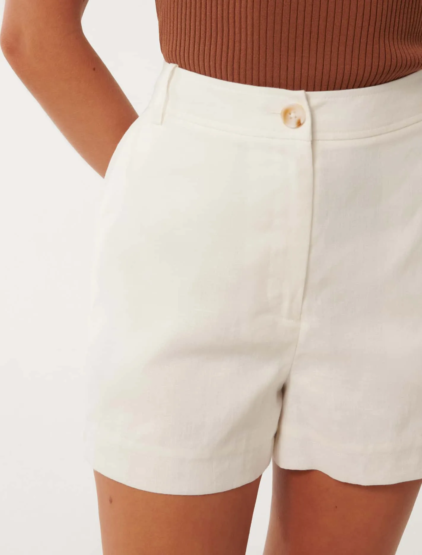 Olympia Linen Shorts