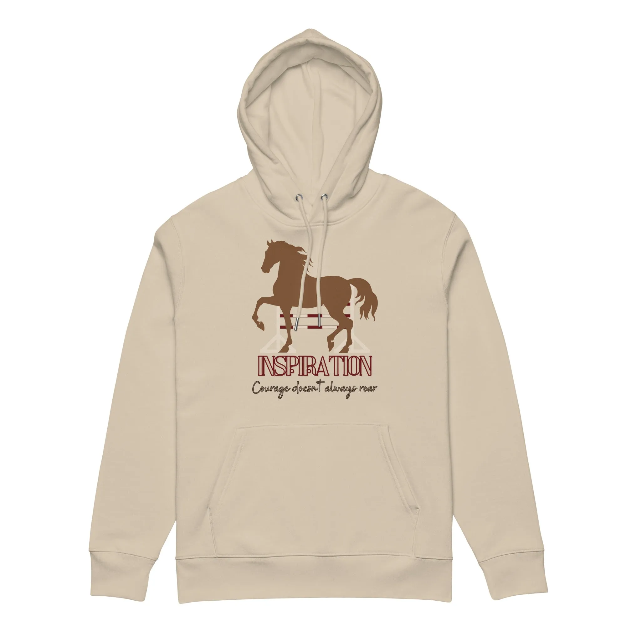 Organic Cotton Hoodie with Horse Print - Vegan & Eco-Friendly