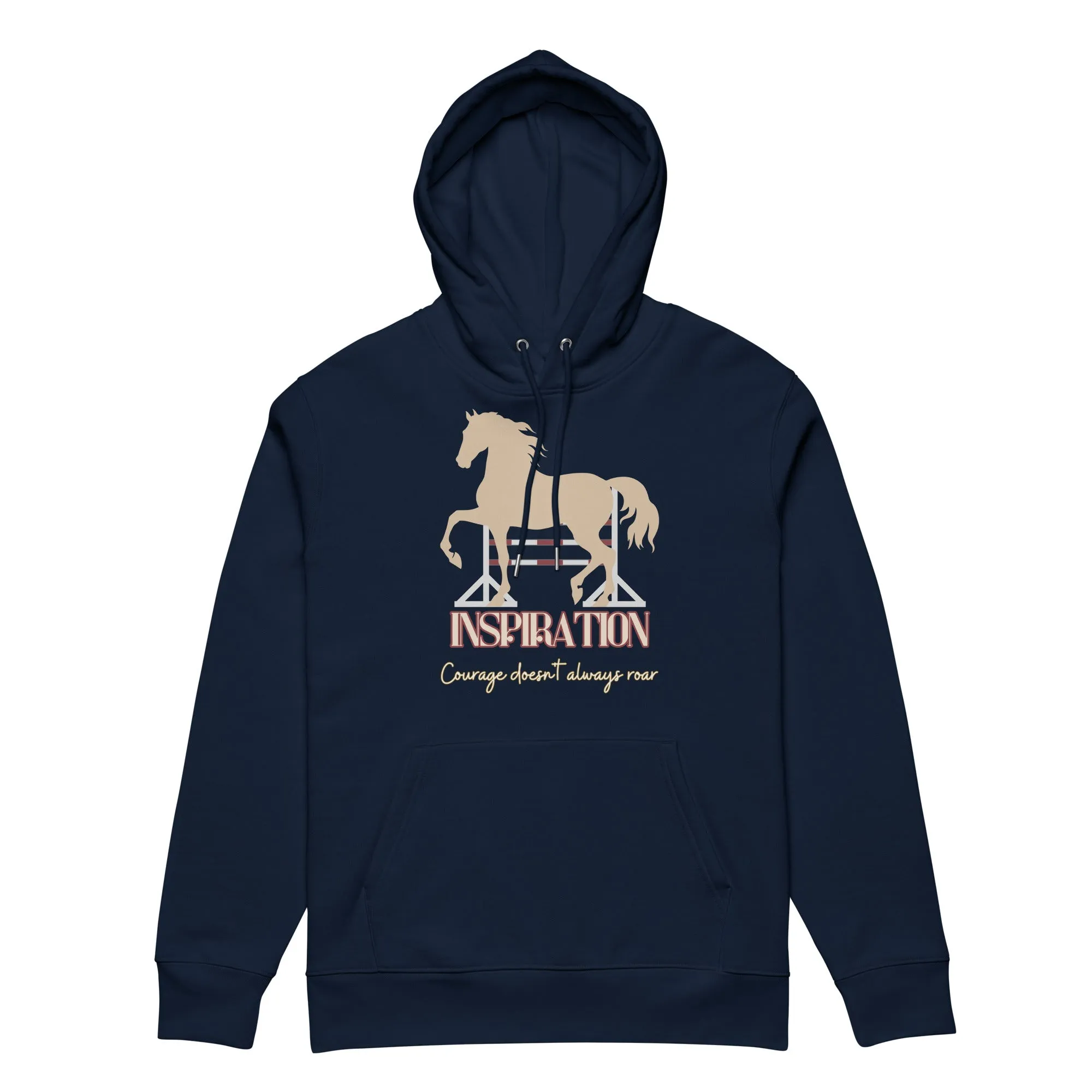 Organic Cotton Hoodie with Horse Print - Vegan & Eco-Friendly