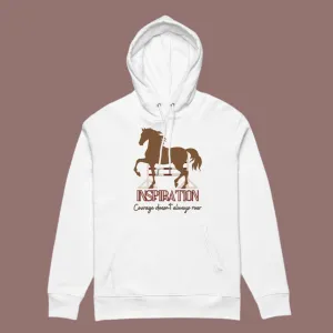 Organic Cotton Hoodie with Horse Print - Vegan & Eco-Friendly