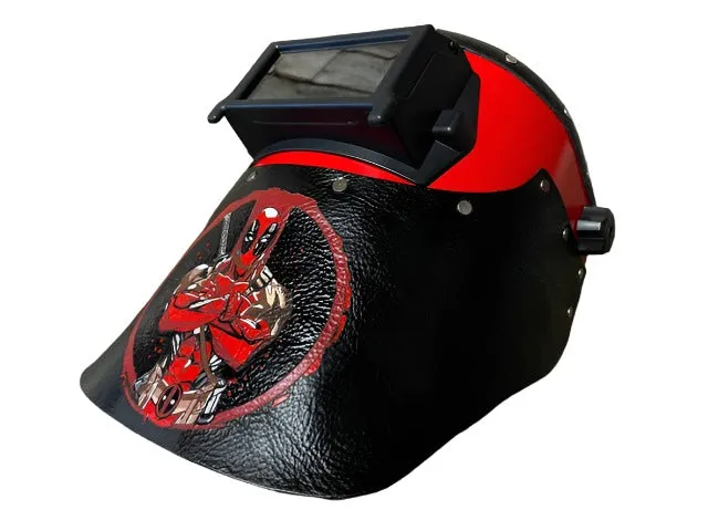 Outlaw Leather - Welding Hood - Deadpool Welding Hood